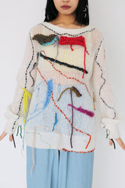 ABSTRACT NUANCES JUMPER